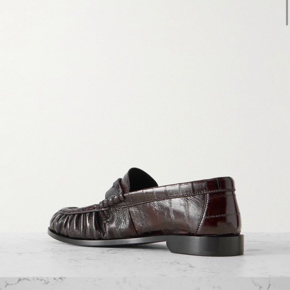 New Saint Laurent Le Loafer Supple Eel Size 38 - Picture 4 of 14